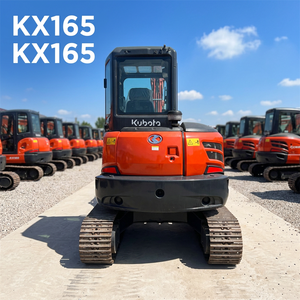 Excavatrice d'occasion KX165 99% neuve, mini-excavatrice compacte de 5 à 6 tonnes KX 165 5T 6T Pro hydraulique - Product Image 1