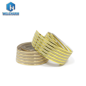 Pvc autoadhesivo hermoso borde línea Fondo pared borde decorativo bandas sofá cama tira decorativa - Product Image 2