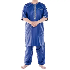 Best Selling Islamic Clothing Men Thobe Muslim Arabic Thobe Wholesale jubba for men islamic men clothing thobe