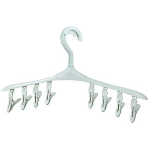 Multi Functional Clothes Hanger With 8 Clips For Underwear And Socks Non Slip Drying Rack Hook Type Nordic Colors - Product Image 5