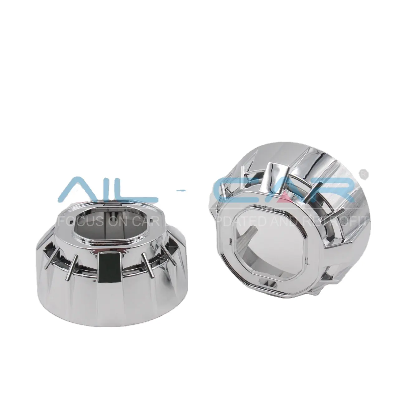 ALECAR 2,5-Zoll-Projektorlinsen-Abdeckungsmaske für Autos mit LED-engels augen Für Visteon Bi-Xenon-Projektoren