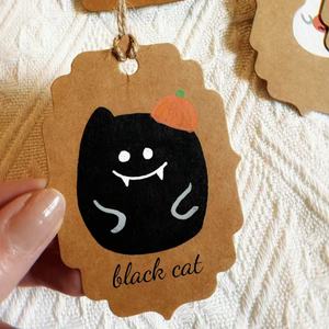 Personalizzato Halloween divertenti carte aliene fustellanti a tema Halloween stampa a colori per l'abbigliamento - Product Image 5