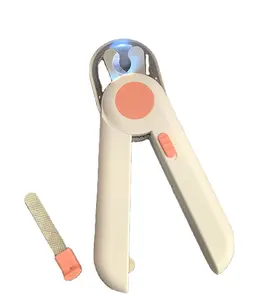 Cortador de unhas para animais, cortador de unhas para cachorros e gatos, com luz led, para cuidado, máquina profissional de corte