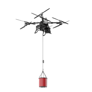 80-литровый большой емкостный дрон-огнетушитель с водяным баком, герметичный, для пожаротушения, с дистанционным управлением - Product Image 1