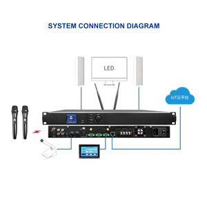 مضخم صوت Iipalead ثنائي القناة للإنترنت الأشياء <span class=keywords><strong>3</strong></span> في 1 طراز DSP-2100A مناسب لقاعات الاجتماعات والعروض مع خيارات قابلة للتخصيص - Product Image 4