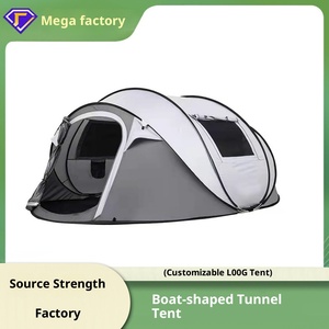 <span class=keywords><strong>Tente</strong></span> <span class=keywords><strong>tunnel</strong></span> de camping extérieur Shiheng entièrement automatique à ouverture rapide pour <span class=keywords><strong>5</strong></span>-8 <span class=keywords><strong>personnes</strong></span>, en tissu Oxford, toutes saisons, imperméable, vente directe usine - Product Image 2
