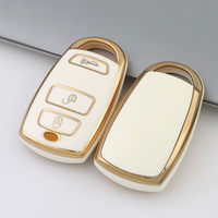 Coque de protection pour clé de voiture en TPU souple de qualité supérieure pour KIA hyundai Tucson SONATA Santa Fe Rohens coupé Cerato porte-clés sac porte-clés