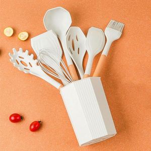 12 Pcs Set Cooking <b>Tools</b> Kitchen Cookware Set Food Silicone Kitchen Utensils for Home Products - Product Image 6