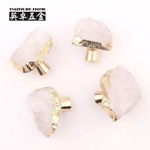 Luxury Natural White Crystal Brass <strong>Knob</strong> Furniture Hardware Drawer Cabinet <strong>Door</strong> Handle Modern Fashion Cabinet Pull Handle - Product Image 1