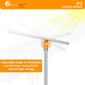 Farolas Solares Integradas Felicity Solar de 60W, IP65 Impermeables, Alimentación Solar, Iluminación Exterior - Product Image 6