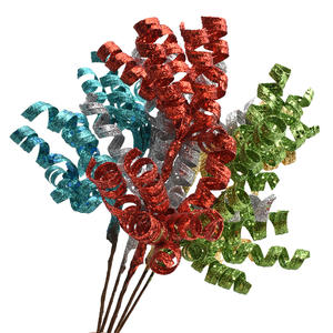 Albero di Natale Artificiale Perforato con Polvere Decorativa, Tulipani in Seta Rossa e <span class=keywords><strong>Blu</strong></span> Impermeabili per San Valentino e Capodanno - Product Image 3