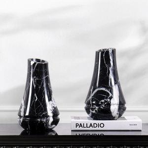 Vaso da Pavimento in Marmo di Alta Qualità Stile Art Deco Moderno 100% Naturale Colore Personalizzato per Decorazione - Product Image 2
