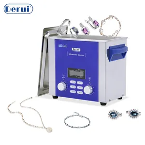 2.2L 37khz ultrasonic pcb cleaning machine with heated sweep degas and LCD display for glass jewelry watch or rust carbon