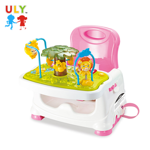 Set tavolo da pranzo portatile pieghevole 2-in-1 per il sollevamento della cintura di sicurezza in plastica per bambini 0-12 - Product Image 2