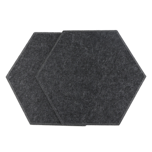 Panneaux acoustiques insonorisants hexagonaux en vente chaude, design graphique écologique pour l'industrie, la salle de classe, le salon, l'hôtel - Product Image 6