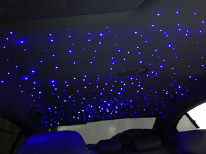 Fuente de Luz LED para Techo de Coche de 0.75mm 4M 16W 12V con Doble Conector y Efecto de Destello Controlado por Tacto, Efecto Cielo Estrellado - Product Image 2