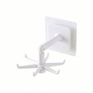1pcs Plastic Rotating Folding <b>Hook</b> 360 Degree Cabinet <b>Hooks</b> 180 Degree Vertical for <b>Hook</b> Eco-Friendly Multifunctional Home - Product Image 1