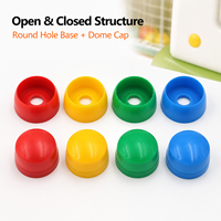 Capuchons de protection en plastique pour vis, pour matériel de terrain de jeu intérieur et équipements de jeux souples