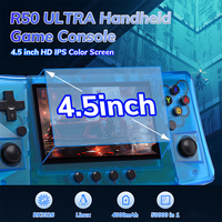 Console de Jeu Rétro Portable F Wholesale R50 ULTRA avec Écran 4,5 Pouces, Stockage 256 Go et Batterie Longue Durée 4000 mAh – Machine de Jeu Vidéo