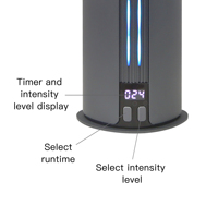 Tour électrique en aluminium de luxe Bluetooth WIFI APP diffuseur de parfum d'air de parfum Machine diffuseur d'arôme rechargeable