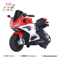 Moto électrique pour enfants, alimentée par batterie, en plastique, surdimensionnée, pour les enfants de 3 à 15 ans, unisexe, tricycle à deux places