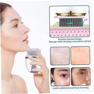 Nettoyeur facial électrique portable étanche, <span class=keywords><strong>brosse</strong></span> <span class=keywords><strong>nettoyante</strong></span> multifonctionnelle, technologie <span class=keywords><strong>d</strong></span>'ions négatifs, plusieurs têtes de <span class=keywords><strong>brosse</strong></span> - Product Image 2