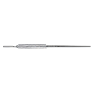 Manche de scalpel moleté rond en acier inoxydable, porte-lame chirurgical pour lames amovibles, fournisseur en gros - Product Image 1