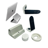 Support en alliage d'aluminium personnalisé en usine Fournisseur Support de production usiné CNC Support de téléphone tablette PC avec logo personnalisé