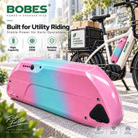 Batterie lithium-ion intelligente BMS 36V 48V 10.4Ah 12.8Ah 14Ah pour vélo électrique, solution personnalisée OEM