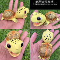 Statue de tortue Sulcata en résine, modèle de tortue, figurine de tortue, décorations de tortue pour la maison, ornements de jardin