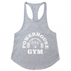 Camisetas sin mangas de punto 100% algodón cómodas para hombre, últimas novedades, tallas reales de EE. UU./UE, camiseta de fitness, culturismo, entrenamiento, gimnasio, manga corta - Product Image 1