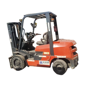 Precio barato Máquina de transporte 3 toneladas 3000mm Altura de elevación Carretilla elevadora diesel usada Carretilla elevadora - Product Image 1