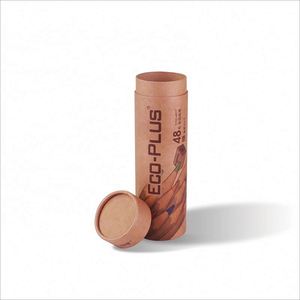 Eco Friendly Cardboard Paper Tube For Pencil <b>Packaging</b> <b>Biodegradable</b> Round Box With Rotating Head - Product Image 5