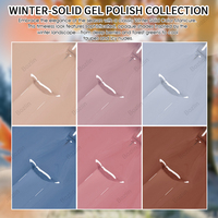 BOZLIN Nouveau Gel Vernis à Ongles Haute Pigmentation 12 Couleurs Série Hiver Sans HEMA Ni TPO Gel Vernis UV Haute Qualité Ensemble de Gel Vernis pour Ongles