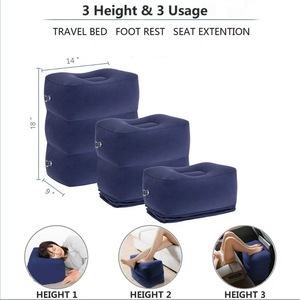 Repose-pieds de voiture à <span class=keywords><strong>coussin</strong></span> d'air <span class=keywords><strong>gonflable</strong></span> à trois couches populaires <span class=keywords><strong>pour</strong></span> les voyages, les hôtels et les avions - Product Image 5