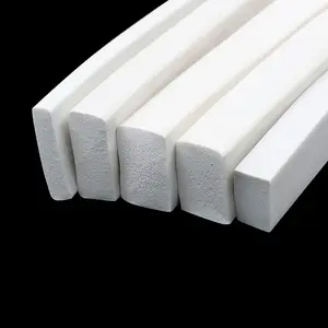 Customization support anti-collision sound-insulating rubber products silicone foamed flat sealing strips