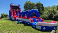 Parc aquatique de 30 pieds de hauteur de qualité commerciale en gros géant enfants utilisé toboggan gonflable pour piscine adultes vente