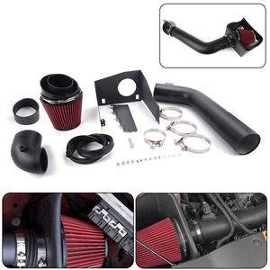 Air Intake Kit For Ford Red Filter <b>Plastic</b> Aluminum Alloy With <b>Bracket</b> Clamp Upgrade Retrofit - Product Image 3