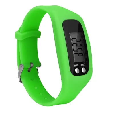 OEM Color Silicone multifunctional Cheap 2D running wrist watch sports pedometer