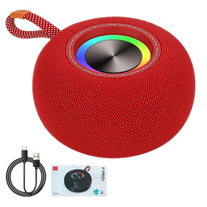 <span class=keywords><strong>Speaker</strong></span> Portabel Outdoor Nirkabel BT 5.3 P PRO1 Terbaru, Mini Subwoofer Stereo Bulat Berbahan Kain, Audio Kartu TF, Dapat Dibawa - Product Image 1