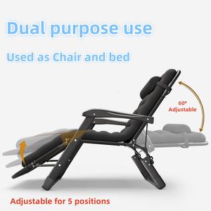 Silla portátil ligera de Metal de gravedad cero, silla plegable de playa ajustable multiposición para jardín al aire libre, plegable - Product Image 5