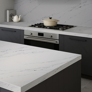 Runpin Calacatta Pietra di Quarzo Artificiale di Lusso per Design d'Interni, per Top Cucina, Mobile Bagno, Soggiorno - Product Image 2