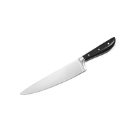 Couteau de chef écologique pas cher de 7,8 pouces, manche en ABS, lame en acier inoxydable 3cr14, couteau de cuisine de 8 pouces par Chefs