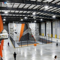 Structure en acier à faible coût pour bâtiment sportif, structure métallique pour salle de tennis, arène multisports avec poutres en H pour l'escalade