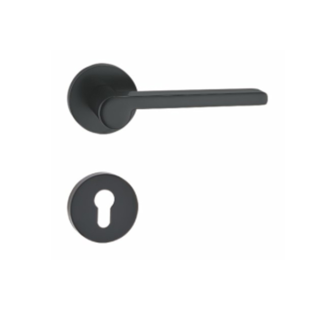 HOT selling contemporary hotel door lock mortise baby proof long door handle on rose