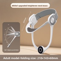 Support cervical réglable Attelle de cou Anti-avant Correcteur de posture de la tête Dispositif de correction de traction du cou Anti-tête