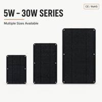 Mini panneau solaire personnalisé 5V 9V 12V 18V 1W-20W, module PV monocristallin sur circuit imprimé pour l'IoT, les lampes de jardin, les caméras de surveillance