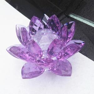 Новый продукт, хрустальный канделябр, цветок лотоса, центральный столик, свадебное украшение - Product Image 5