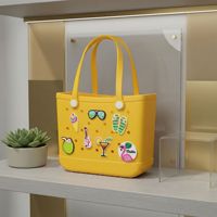 Tas Pantai EVA Outdoor 46x32x24 cm, Dapat Dikustomisasi, DIY, Berlubang, Multifungsi, Tas Tangan Wanita