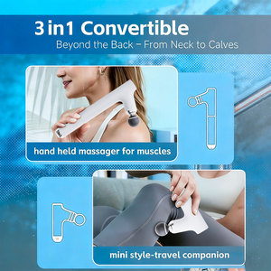 Private Label Fascia <strong>Massage</strong> Gun Detachable Brushless Low Noise <strong>Back</strong> Muscle Relaxation Extended Arm <strong>Massage</strong> Gun Professional - Product Image 3